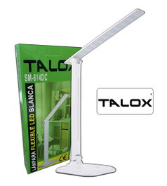 TALOX Lampe de bureau LED blanche SM-614DC
