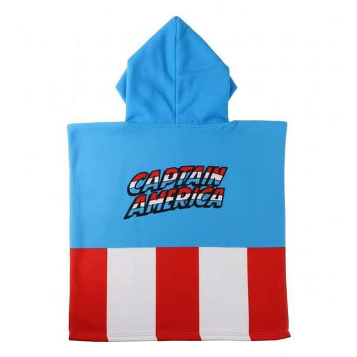 Cerdá Poncho serviette à capuche Avengers Bleu 55 x 77 cm Cerdá Poncho serviette à capuche Avengers Bleu 55 x 77 cm