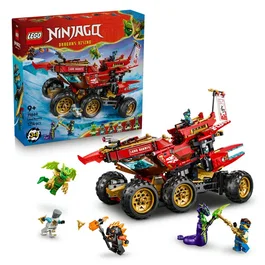 Lego 71869 Le Bounty Terrestre LEGO NINJAGO Jouet Ninja 3-en-1 pour Enfants 9 Ans Garçon ou Fille
