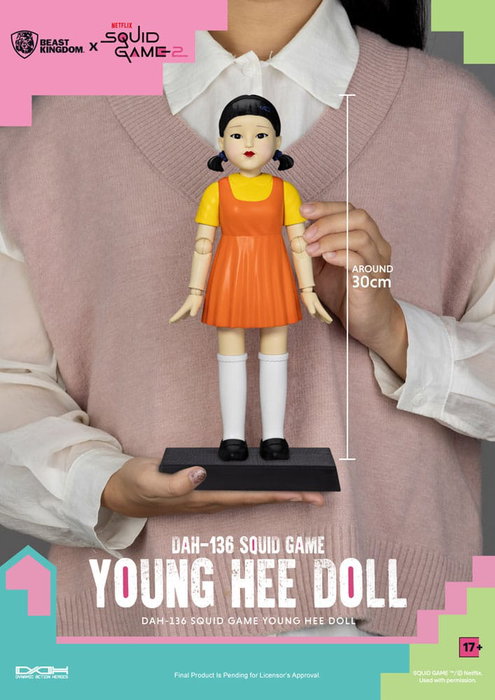 Squid Game figurine sonore Young Hee Doll 30 cm