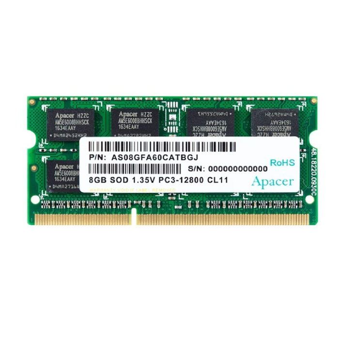 Mémoire RAM Apacer PC3-12800 8 GB DDR3 1600 mHz CL11