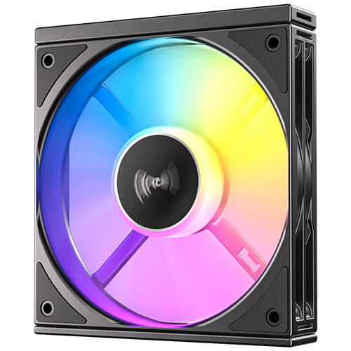Antec Connect 120 ARGB 3X Pack de 3 Ventilateurs 120mm PWM Noir avec Illumination ARGB