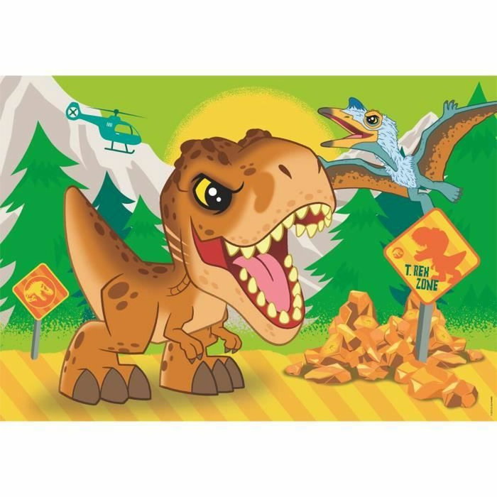 Clementoni Puzzle Jurassic World Super Color - Lot de 2 unités (2x20 pièces) Clementoni Puzzle Jurassic World Super Color - Lot de 2 unités (2x20 pièces)