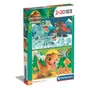 Clementoni Super Color Jurassic World - Puzzle 2 en 1 avec 2 Puzzles de 20 Pièces, Carton Résistant, Dimensions 27 x 19 cm, à Partir de 3 Ans