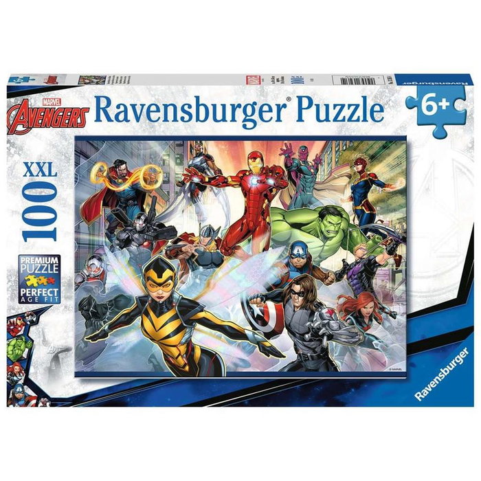 Ravensburger Puzzle Avengers 100 Pièces XXL – Dès 6 Ans – Collection The Avengers Ravensburger Puzzle Avengers 100 Pièces XXL – Dès 6 Ans – Collection The Avengers