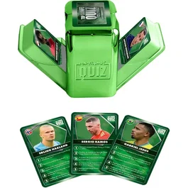 Winning Moves Quiz World Football Stars 2026 - Jeu de cartes - 2 à 6 joueurs - Dès 8 ans - 500 questions sur le football