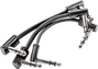 MXR Cable Ribbon Patch TRS 8 cm - Pack de 3 - Câble jack pour pédalier