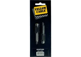 YELLOWCAB Adaptateur 1/4 Mâle vers RCA Femelle en Métal pour Jack Audio