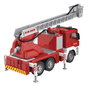 TACHAN Camion de pompiers avec lumière et son échelle 1:10