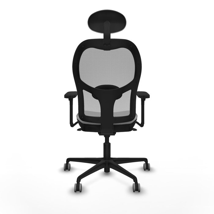 Piqueras y Crespo Chaise de Bureau avec Appui-tête 3D036G1 Gris clair Piqueras y Crespo Chaise de Bureau avec Appui-tête 3D036G1 Gris clair