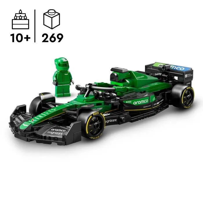 Lego Speed Champions 77245 Aston Martin Aramco AMR24 Voiture de Formule 1 - Jeu de Construction Jouet pour Enfants 10 Ans et Plus