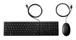 HP Wired Desktop 320MK Ensemble Clavier et Souris USB Noir