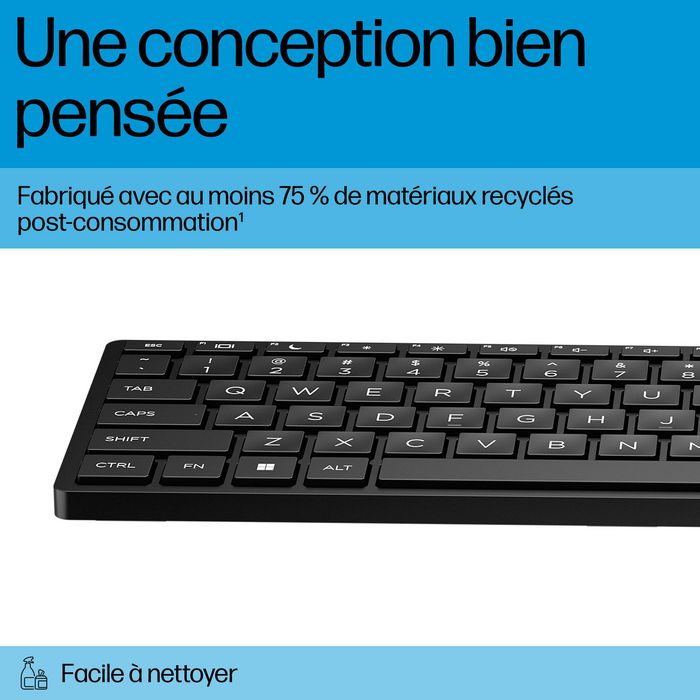 HP Wired Desktop 320MK Ensemble Clavier et Souris Filaire Noir