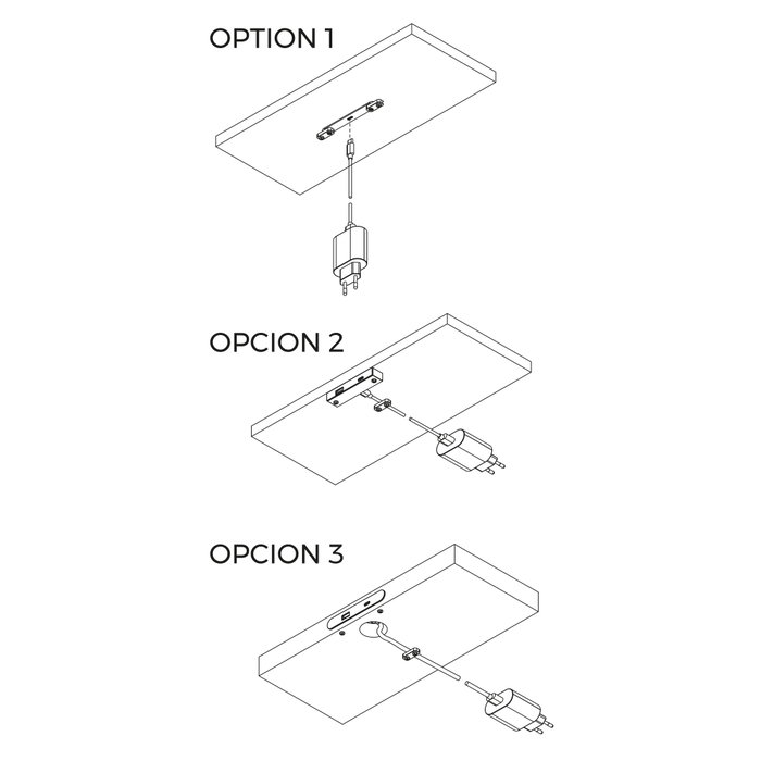 Emuca Connecteur USB A+C Linky (81x12mm)