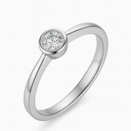 Diamonfire Bague en Argent avec Zirconia Taille 17