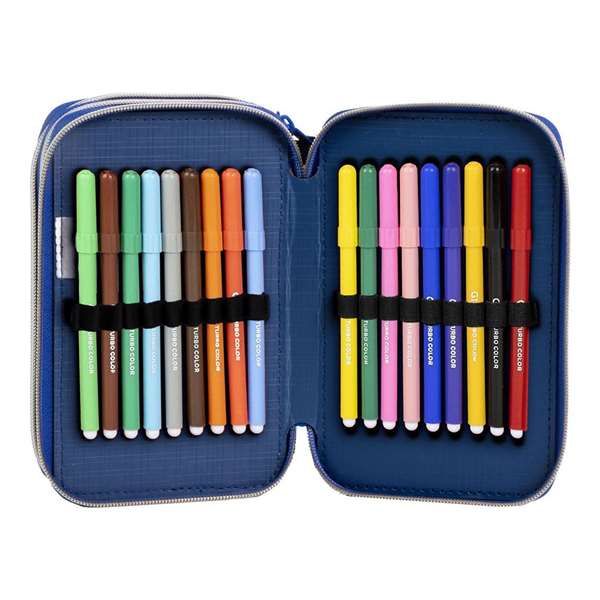 Giotto Plumier Avengers avec accessoires, noir, 12.5 x 6.5 x 19.5 cm Giotto Plumier Avengers avec accessoires, noir, 12.5 x 6.5 x 19.5 cm