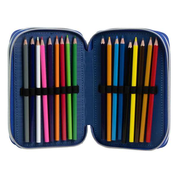 Giotto Plumier Avengers avec accessoires, noir, 12.5 x 6.5 x 19.5 cm Giotto Plumier Avengers avec accessoires, noir, 12.5 x 6.5 x 19.5 cm