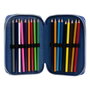 Giotto Plumier Avengers avec accessoires, noir, 12.5 x 6.5 x 19.5 cm