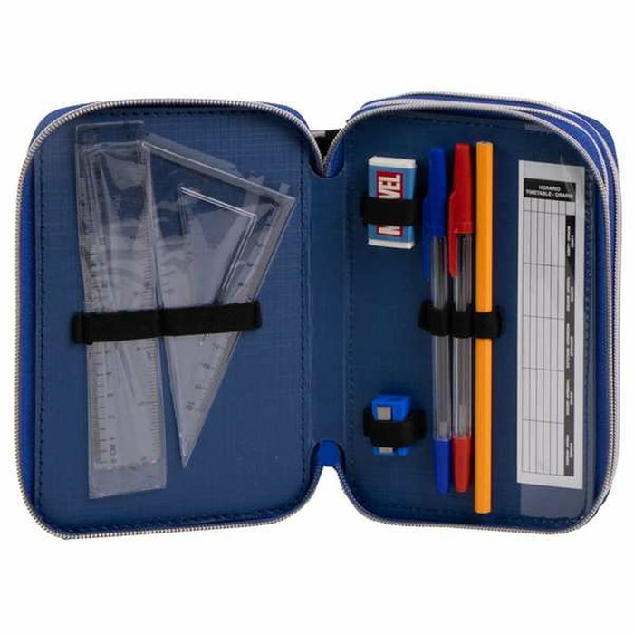 Pochette crayons The Avengers Noir 12,5 x 6,5 x 19,5 cm Pochette crayons The Avengers Noir 12,5 x 6,5 x 19,5 cm