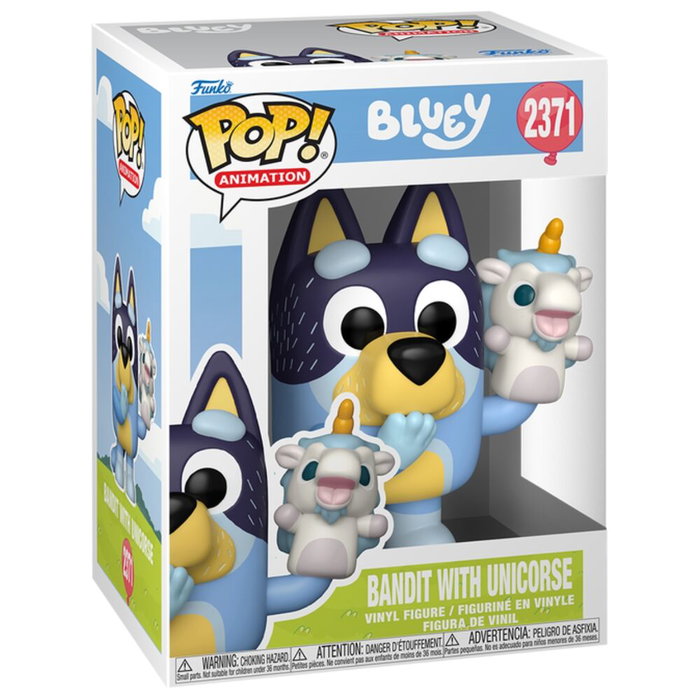 Funko Bluey POP! Games Figurine en vinyle Bandit Funko Bluey POP! Games Figurine en vinyle Bandit
