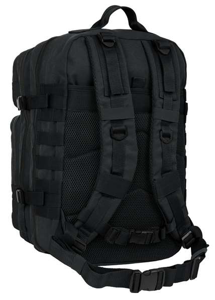 Safta Basic Sac à dos militaire portable 15,6 pouces noir 30x48x23cm pour ordinateur portable