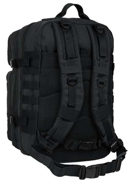 Safta Basic Sac à dos militaire portable 15,6 pouces noir 30x48x23cm pour ordinateur portable