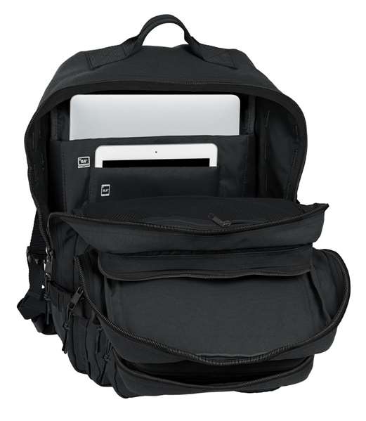 Safta Basic Sac à dos militaire portable 15,6 pouces noir 30x48x23cm pour ordinateur portable