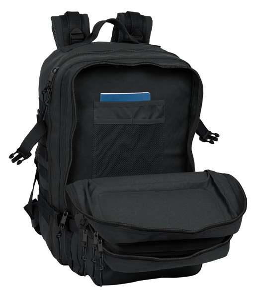 Safta Basic Sac à dos militaire portable 15,6 pouces noir 30x48x23cm pour ordinateur portable