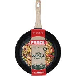 Pyrex Cook & Care - Poêle cérémonie 28 cm, anti-adhérent sans PFAS, compatible induction, revêtement sain et poignée ergonomique