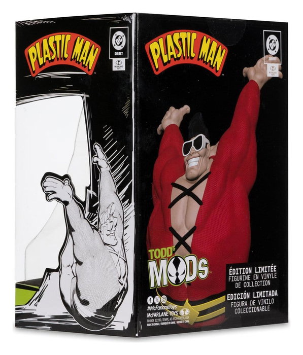 McFarlane Toys DC Direct Todd's Mods Plastic Man figurine vinyle 10 cm (Édition Limitée)