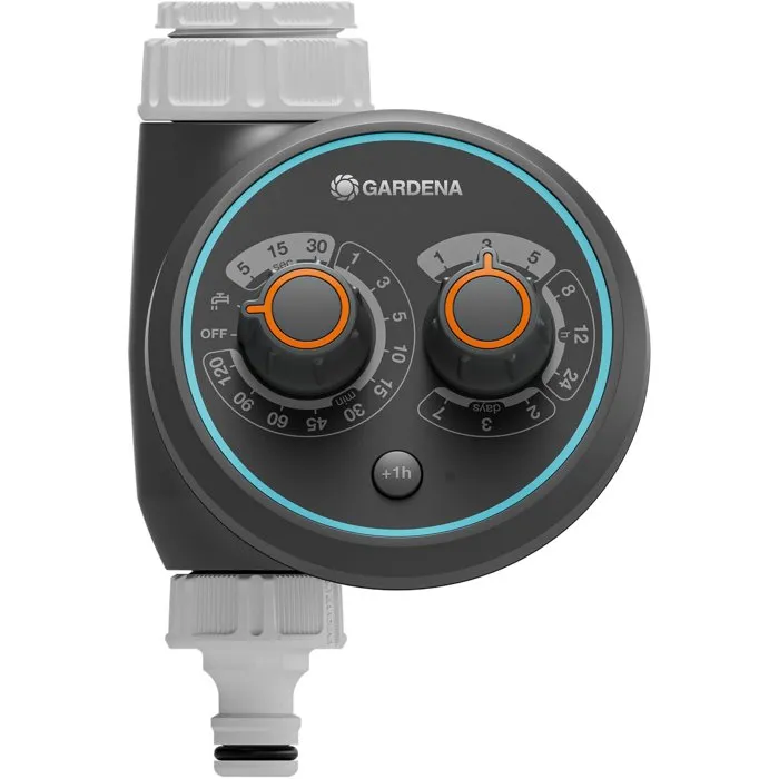 Gardena EasyPlus Programmateur d'arrosage Pour robinets 20/27 et 26/34 Fonction brumisation Retardateur de démarrage