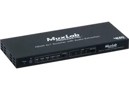 MUXLAB Sélecteur HDMI 4x1 4K/60 avec extraction audio