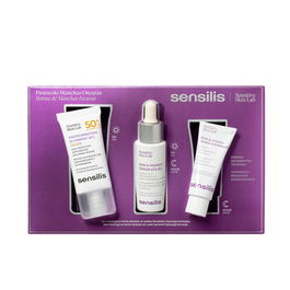 Sensilis Coffret SKIN D-PIGMENT [Sérum ATX B3] 3 pièces : Sérum 30ml + Crème 15ml + Crème Solaire SPF50+ 15ml