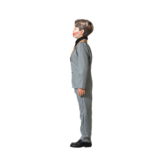 BigBuy Carnival Déguisement de Clown Gris avec Veste et Cravate pour Enfant 5-6 Ans BigBuy Carnival Déguisement de Clown Gris avec Veste et Cravate pour Enfant 5-6 Ans