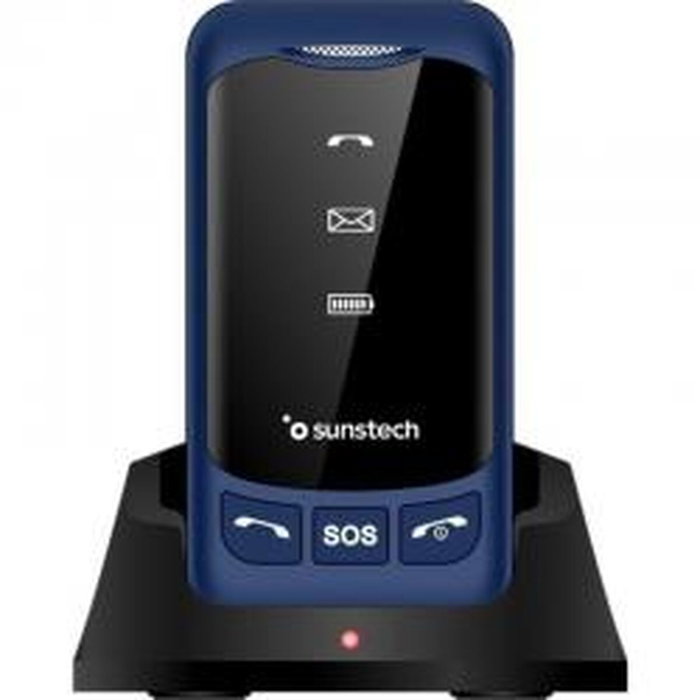 Téléphone portable pour personnes âgées Sunstech Bleu