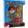 TOMY - Boîte Pokéball pour figurines Pokémon Pikachu et Cubone - Lanceur de combat avec ouverture automatique