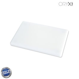 ORYX Planche à découper en polyéthylène blanc 30x20x1,5 cm