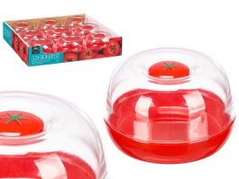 Leknes Récipient de Maintenance Tomate 11x7x11 cm Plastique Rouge Transparent (Set de 36)