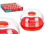 Leknes Récipient de Maintenance Tomate 11x7x11 cm Plastique Rouge Transparent (Set de 36)