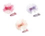 Inca - Set de 2 barrettes pour cheveux avec tulle et couronne - Modèles assortis - Âge minimum 3 ans - Couleurs disponibles : 3
