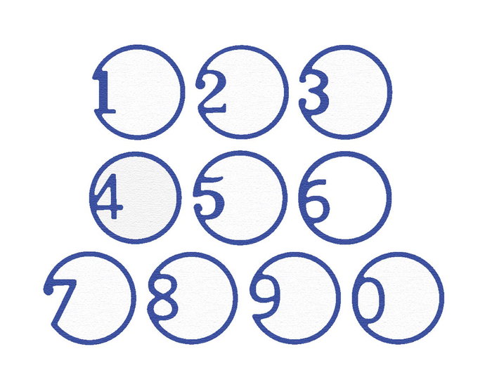 Misskuty Lot de 10 emporte-pièces fins ZAG avec motif cercle Misskuty Lot de 10 emporte-pièces fins ZAG avec motif cercle