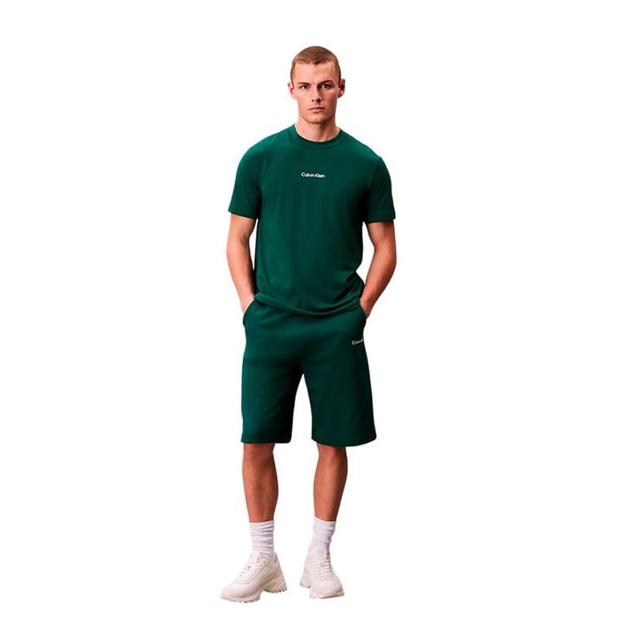 T-shirt à manches courtes homme Calvin Klein Olive 18-20 Ans