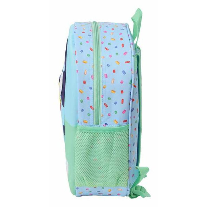 Safta Mochila Guarderia 3D Bluey Sac à dos pour enfant 27x33x10 cm, 3 ans et plus