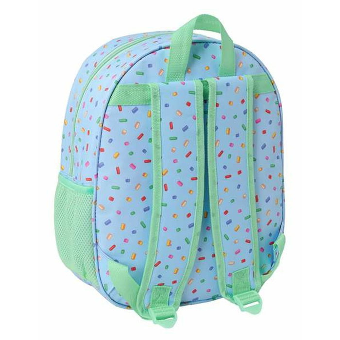 Safta Mochila Guarderia 3D Bluey Sac à dos pour enfant 27x33x10 cm, 3 ans et plus
