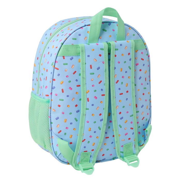 Safta Mochila Guarderia 3D Bluey Sac à dos pour enfant 27x33x10 cm, 3 ans et plus