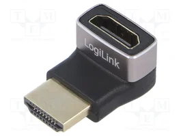 LOGILINK Adaptateur HDMI 2.1 avec prise rotative 270° noir
