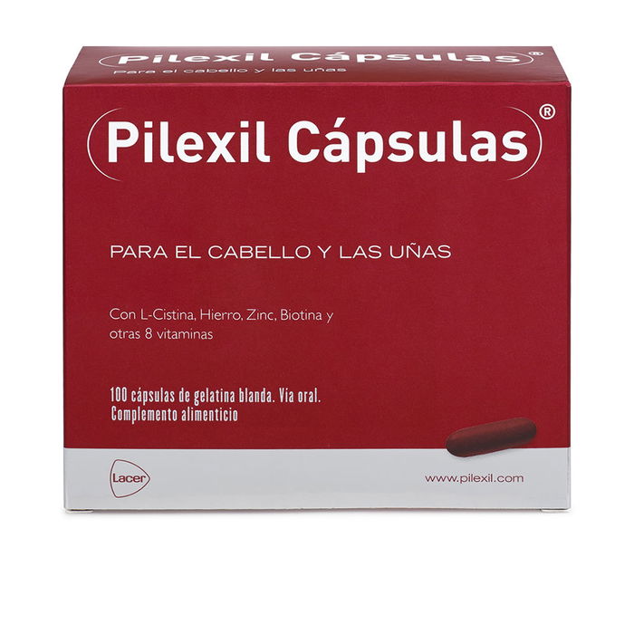 Pilexil Gélules 100 unités - Complément alimentaire L-Cystine, Fer, Zinc et 9 Vitamines