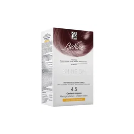 BioNike Shine On Teinture permanente pour cheveux 4.5 Mahogany Brown, 145 ml