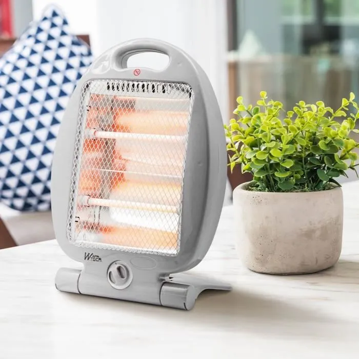 Warm Tech Chauffage halogène 800 W WTHH800 Gris