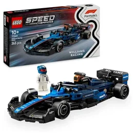 LEGO Speed Champions 77249 Voiture de Formule 1 Williams Racing FW46, Jeu de Construction pour Enfants de 10 Ans et Plus